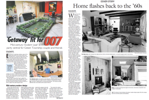 Cincinnati Enquirer: "Mid-century modern 'pad' is party central"