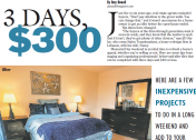 Cincinnati Enquirer: "3 Days, $300: Weekend projects that build value"