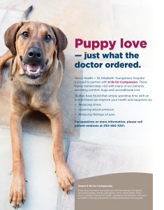 Mercy Health K-9s for Compassion poster