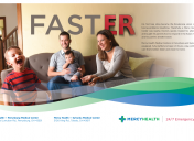 Mercy Health emergency care print ad