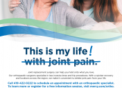 Mercy Health joint replacement poster