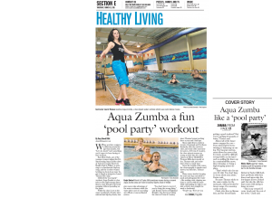 Cincinnati Enquirer: "Aqua Zumba offers pool-party workout"