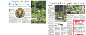 Cincinnati Enquirer: "Enchanted garden grows with time"