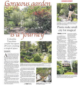 Cincinnati Enquirer: "Garden weaves memories and magic"