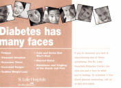 St. Luke Hospitals Diabetes Center mailer