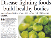 Cincinnati Enquirer: "Foods with disease-fighting power"