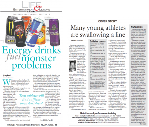 Cincinnati Enquirer: "Energy drinks and student-athletes"