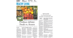 Cincinnati Enquirer: "Produce debate: Fresh vs. frozen"