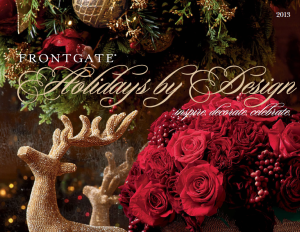 Frontgate Holidays by Design 2013 catalog