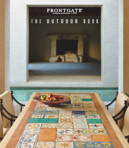 Frontgate Outdoor Book 2014 catalog