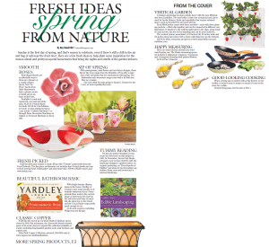 Cincinnati Enquirer: "Fresh ideas spring from nature"