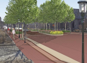 Business Courier, Oct. 16, 2015: "German Village Plaza enhances walkability"