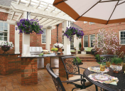 Housetrends Columbus May-June 2014: "New Albany courtyard adds touch of privacy"