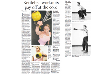 Cincinnati Enquirer: "Kettlebell workouts pay off at the core"