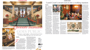 Cincinnati Enquirer: "A private mansion goes public"