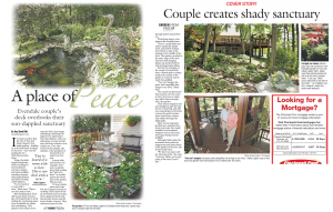 Cincinnati Enquirer: "Couple creates sun-dappled sanctuary"