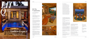 Luxury Home Quarterly Summer 2012: "Custom company built on small-town friendships