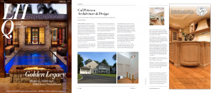 Luxury Home Quarterly Summer 2012: "Architect draws from retail experience"