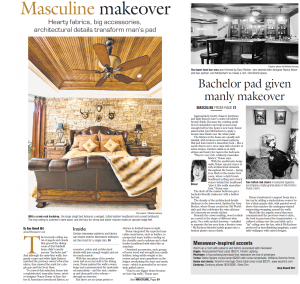 Cincinnati Enquirer: "A masculine makeover"