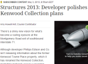 Business Courier, May 2013: "Developer polishes Kenwood Collection plans"