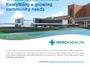 Mercy Health Toledo Blade print ad