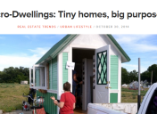 HotPads blog, Oct. 30, 2014: "Micro-dwellings: Tiny homes, big purpose"