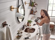 Moen: "7 Design Tips for Mixing Metals in the Kitchen and Bathroom Decor"