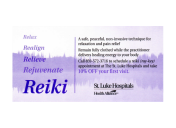 St. Luke Hospitals reiki services coupon