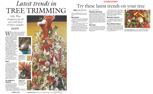 Cincinnati Enquirer: "Trim your tree with creativity"