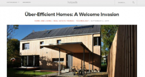 HotPads blog, Sept. 2, 2014: "Über-Efficient Homes: A Welcome Invasion"