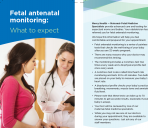 Mercy Health fetal antenatal monitoring pamphlet