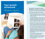 Mercy Health growth ultrasound pamphlet