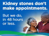 Mercy Health Kidney Stone Center online ad