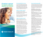 Mercy Health ovarian cancer brochure