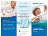 Mercy Health pain clinic brochure