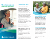 Mercy Health uterine cancer brochure